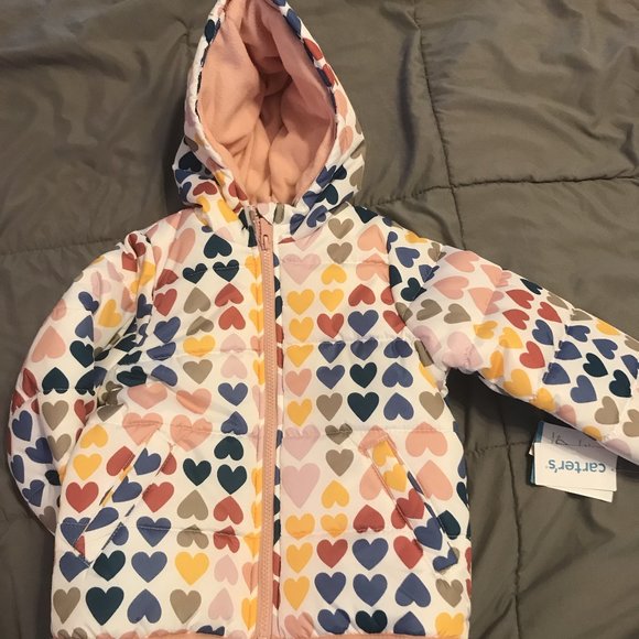 NWt 18 3t or 24 m carters winter coat jacket girls - Picture 3 of 8
